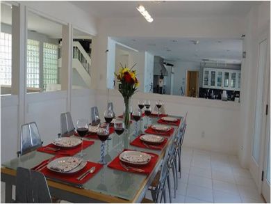 Dining room seats ten